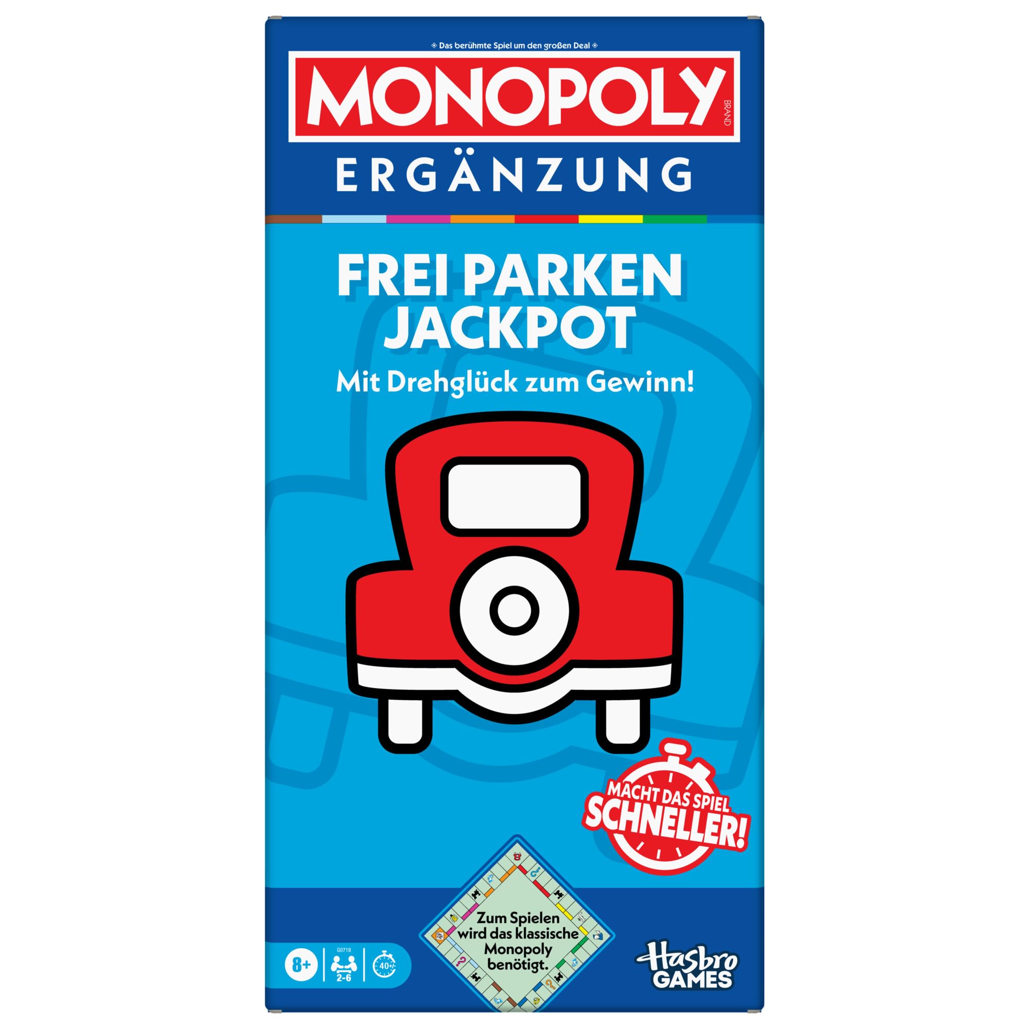 Monopoly Erweiterung Frei Parken Jackpot + Klassisches Monopoly - Family Friendly - Für Kinder und Erwachsene - Home Use