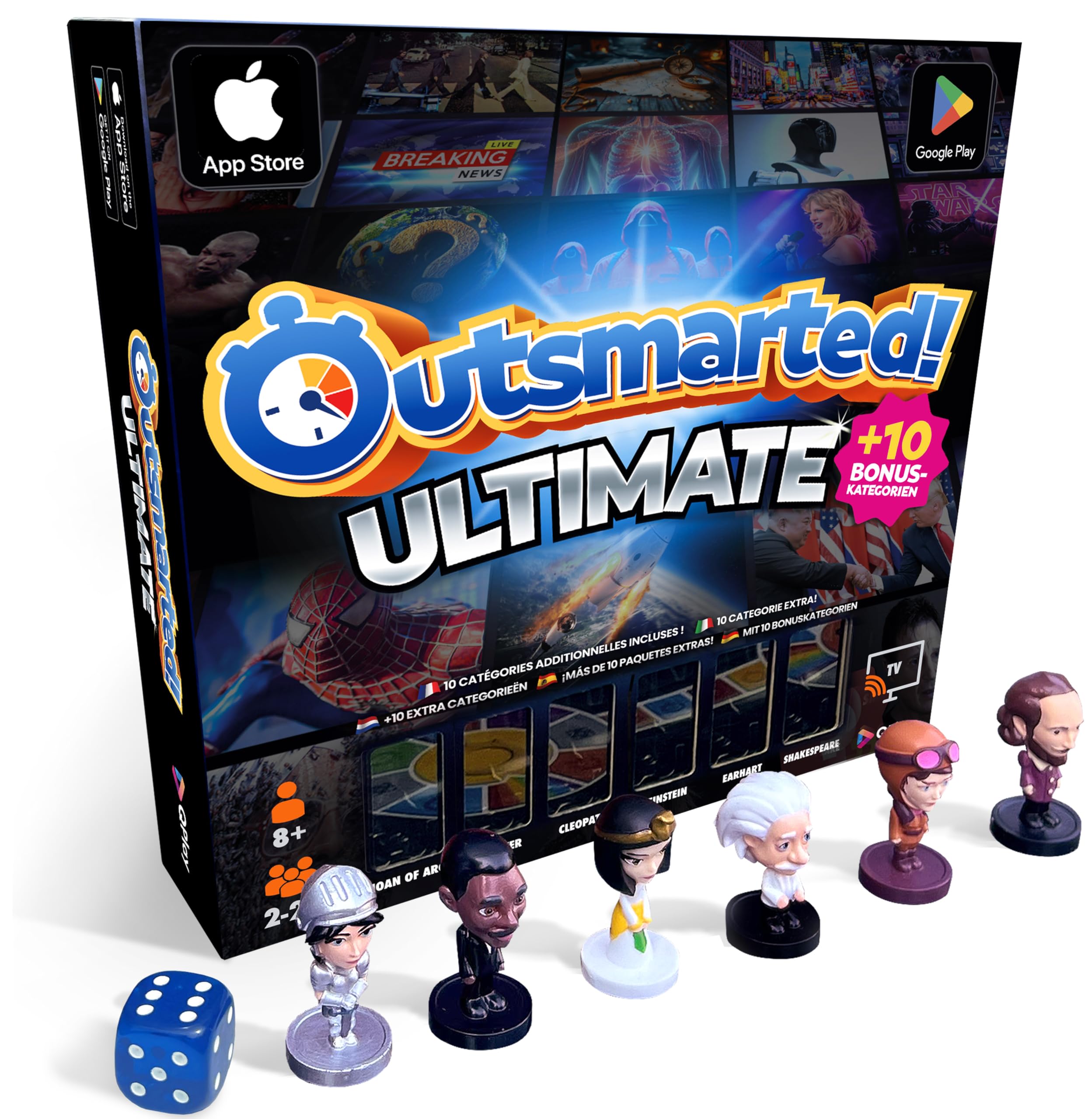 Outsmarted Ultimate - 10 spannende Zusatzkategorien für Kinder, Jugendliche und Erwachsene | Spielabend der nächsten Gen