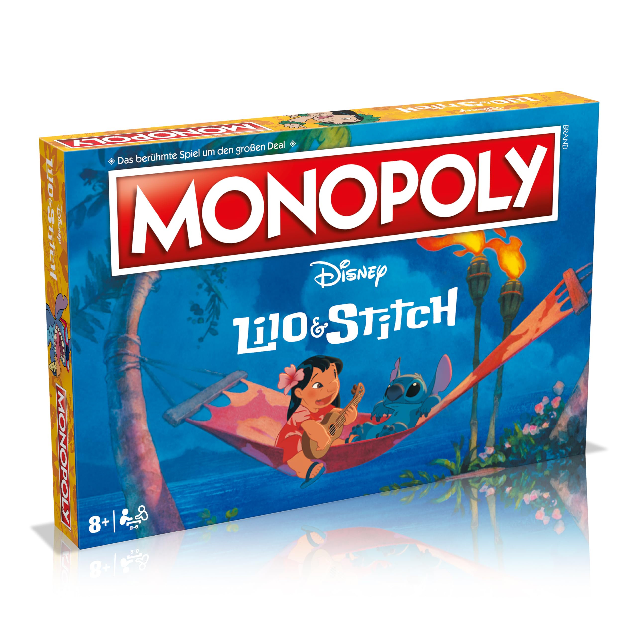 Winning Moves Monopoly Lilo & Stitch Edition - Strategie Brettspiel für Fans - Familienspiele - 2+ Spieler ab 8 Jahren -