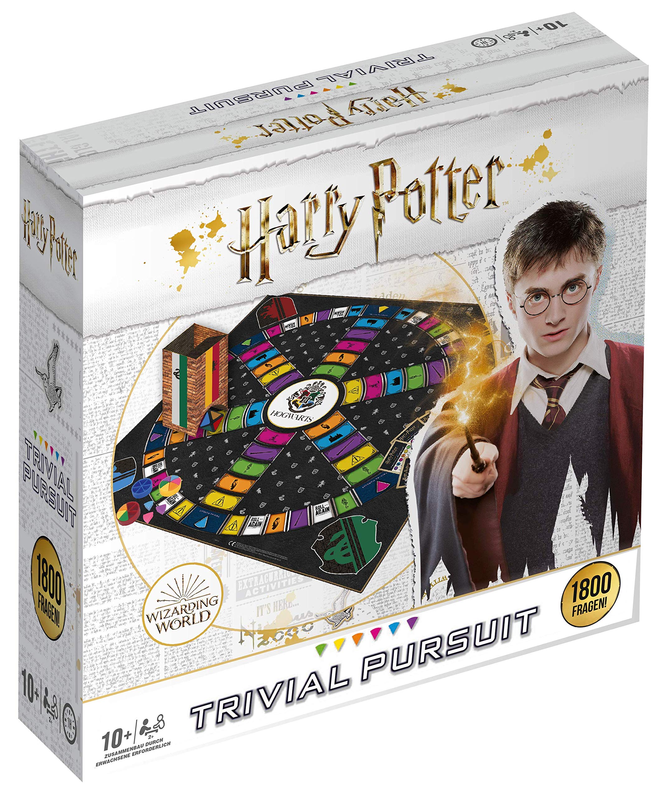 Winning Moves Trivial Pursuit Harry Potter XL Edition - Abenteuer für Harry Potter Fans - Quizparty Spielzeug - Trivia A