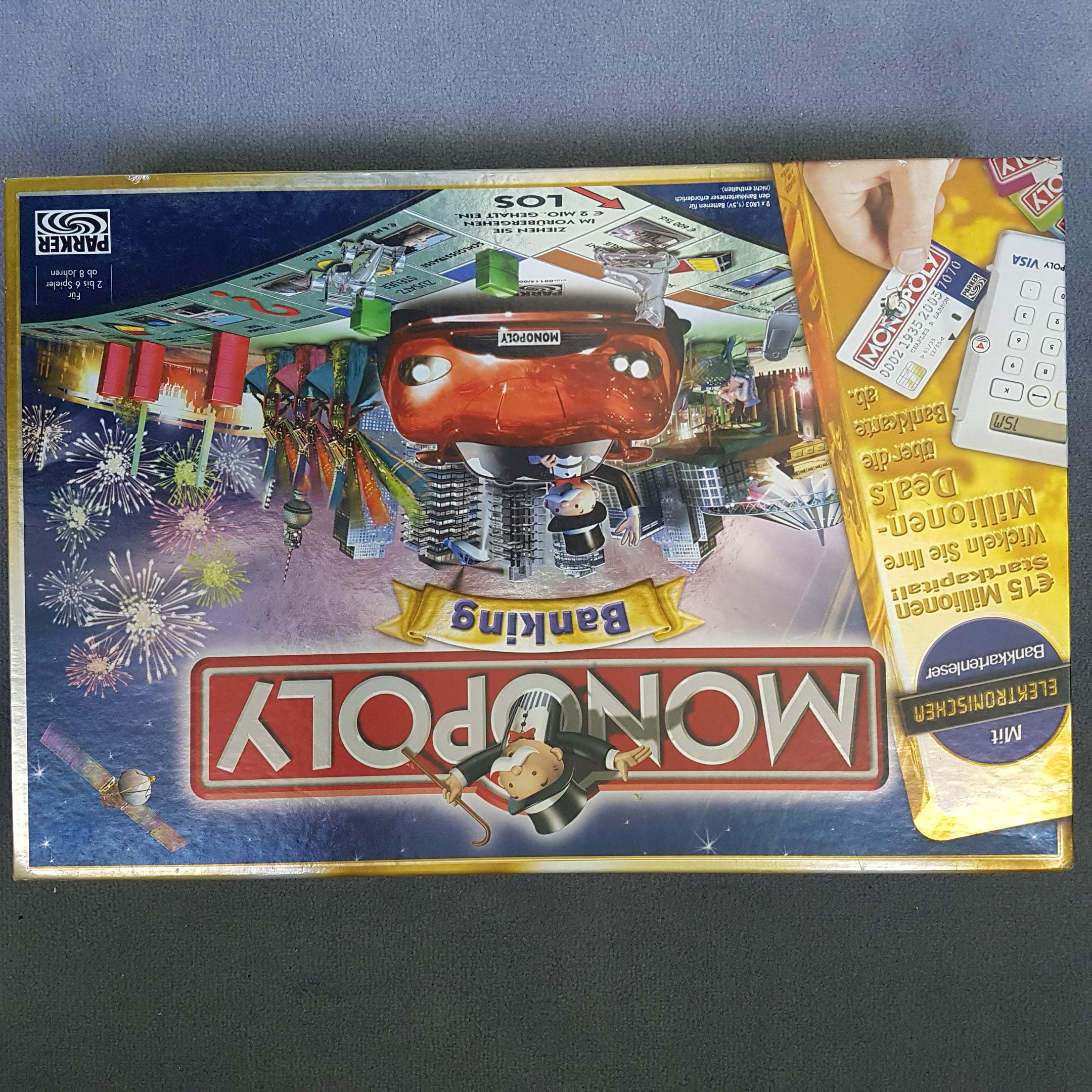 Monopoly (Spiel) banking für Familiennächte und Feierabend-Entspannung mit klassischem BrettspielDesign und neuester Mat